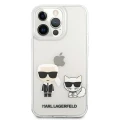 Etui Karl Lagerfeld Karl & Choupette na iPhone 13 Pro Max 6,7" - przezroczyste