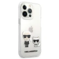 Etui Karl Lagerfeld Karl & Choupette na iPhone 13 Pro Max 6,7" - przezroczyste