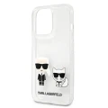 Etui Karl Lagerfeld Karl & Choupette na iPhone 13 Pro Max 6,7" - przezroczyste