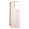 Etui Karl Lagerfeld Silicone Karl`s Head na iPhone 13 Pro Max 6,7" - jasnoróżowe