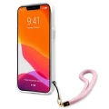 Etui Guess Camo Strap Collection na iPhone 13 mini - różowe