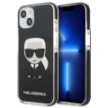 Etui Karl Lagerfeld Iconik Karl na iPhone 13 mini - czarne