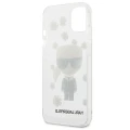 Etui Karl Lagerfeld Flower Ikonik Karl na iPhone 13 mini - przezroczyste