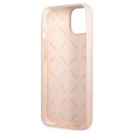 Etui Guess Silicone Triangle na iPhone 13 mini - różowe