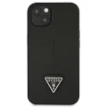 Etui Guess Saffiano Triangle Logo na iPhone 13 mini - czarne
