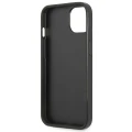 Etui Guess Saffiano Triangle Logo na iPhone 13 mini - czarne