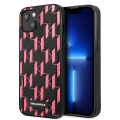 Etui Karl Lagerfeld Monogram Plaque na iPhone 13 mini - różowe