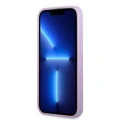 Etui Guess Saffiano 4G Small Metal Logo na iPhone 13 mini - purpurowe