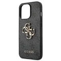 Etui Guess 4G Big Metal Logo na iPhone 13 Pro / iPhone 13 - szare