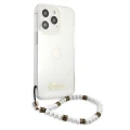Etui Guess White Pearl na iPhone 13 Pro / iPhone 13 - przezroczyste