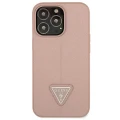 Etui Guess Saffiano Triangle Logo na iPhone 13 Pro / iPhone 13 - różowe