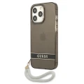 Etui Guess Translucent Strap na iPhone 13 Pro / iPhone 13 - czarne