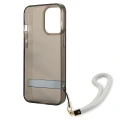 Etui Guess Translucent Strap na iPhone 13 Pro / iPhone 13 - czarne
