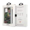 Etui Guess Flower Strap na iPhone 13 Pro / iPhone 13 - niebieskie