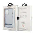 Etui Guess Translucent Strap na iPhone 13 Pro / iPhone 13 - niebieskie