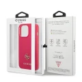 Etui Guess Saffiano 4G Small Metal Logo na iPhone 13 Pro / 13 - różowe