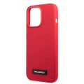 Etui Karl Lagerfeld Silicone Plaque na iPhone 13 Pro / iPhone 13 - czerwone