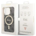 Etui Guess 4G MagSafe na iPhone 13 Pro / iPhone 13 - czarne