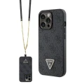 Etui Guess Crossbody 4G Metal Logo na iPhone 13 Pro / iPhone 13 - czarne