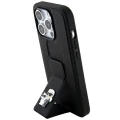 Etui Karl Lagerfeld Gripstand Saffiano Karl&Choupette Pins na iPhone 13 Pro / 13 - czarne