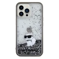 Etui Karl Lagerfeld Liquid Glitter Choupette na iPhone 13 Pro / 13 - przezroczyste