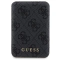 Zestaw etui Guess 4G Metal Logo na iPhone 13 Pro + powerbank 5000mAh MagSafe - czarny