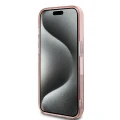 Etui Karl Lagerfeld IML Choupette Head & Monogram na iPhone 13 Pro / 13 - różowe
