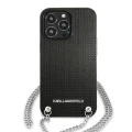 Etui Karl Lagerfeld Monogram Plaque na iPhone 13 Pro / 13 6,1" - czarnex