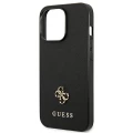 Etui Guess Saffiano 4G Small Metal Logo na iPhone 13 Pro / 13  6,1" - czarne