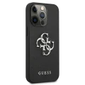 Etui Guess Saffiano 4G Metal Logo na iPhone 13 Pro / 13  6,1" - czarne