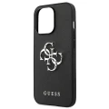 Etui Guess Saffiano 4G Metal Logo na iPhone 13 Pro / 13  6,1" - czarne