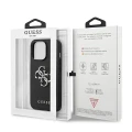 Etui Guess Saffiano 4G Metal Logo na iPhone 13 Pro / 13  6,1" - czarne