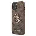 Etui Guess 4G Big Metal Logo na iPhone 13 - brązowe