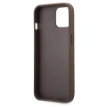Etui Guess 4G Big Metal Logo na iPhone 13 - brązowe