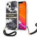 Etui Guess Camo Strap Collection na iPhone 13 - czarne