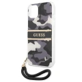 Etui Guess Camo Strap Collection na iPhone 13 - czarne