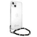 Etui Guess Black Pearl na iPhone 13 - przezroczyste
