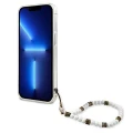 Etui Guess White Pearl na iPhone 13 - przezroczyste