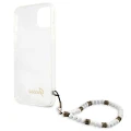 Etui Guess White Pearl na iPhone 13 - przezroczyste