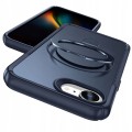 Etui do Apple iPhone 16E, PANCERNE RabbitMob Z PODSTAWKĄ do MagSafe, Case | Granatowe