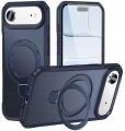 Etui do iPhone 17 Air, PANCERNE RabbitMob Z PODSTAWKĄ do MagSafe, Case | Granatowe
