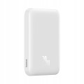Powerbank Baseus Magnetic Mini Air 6000mAh 20W z kablem Simple Series USB-C - biały