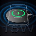 Ładowarka Baseus Digital LED Display Gen 2 indukcyjna 15W - czarna