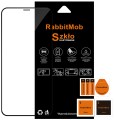 Szkło Hartowane RabbitMob 5D Full Glue do iPhone 12 / iPhone 12 Pro + Zestaw do Montażu