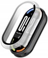 Etui ochronne + SZKŁO HARTOWANE 2w1 do Xiaomi Mi Smart Band 10 | Bezbarwne