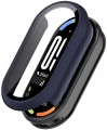 Etui ochronne + SZKŁO HARTOWANE 2w1 do Xiaomi Mi Smart Band 10 | Granatowe