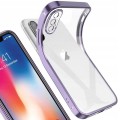  Etui do iPhone XS Max, osłonka na aparat, przeźroczysty tył, różne kolory