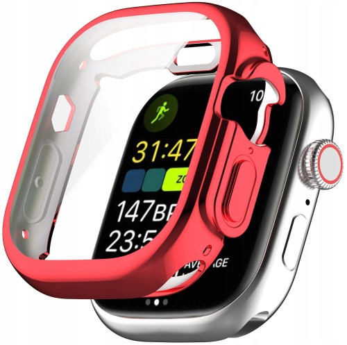 Etui ochronne 2w1 RabbitMob do Apple Watch Ultra 1/2/3 49mm | Czerwone