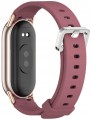 Pasek opaska RabbitMob do Xiaomi Mi Band 8/9/10, PREMIUM | Bordowy
