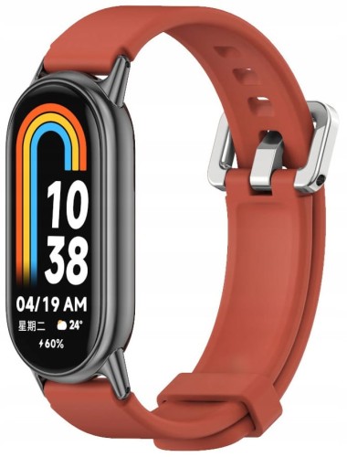 Pasek opaska RabbitMob do Xiaomi Mi Band 8/9/10, PREMIUM | Pomarańczowy